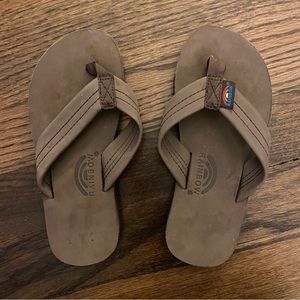 NWOT rainbow sandals!